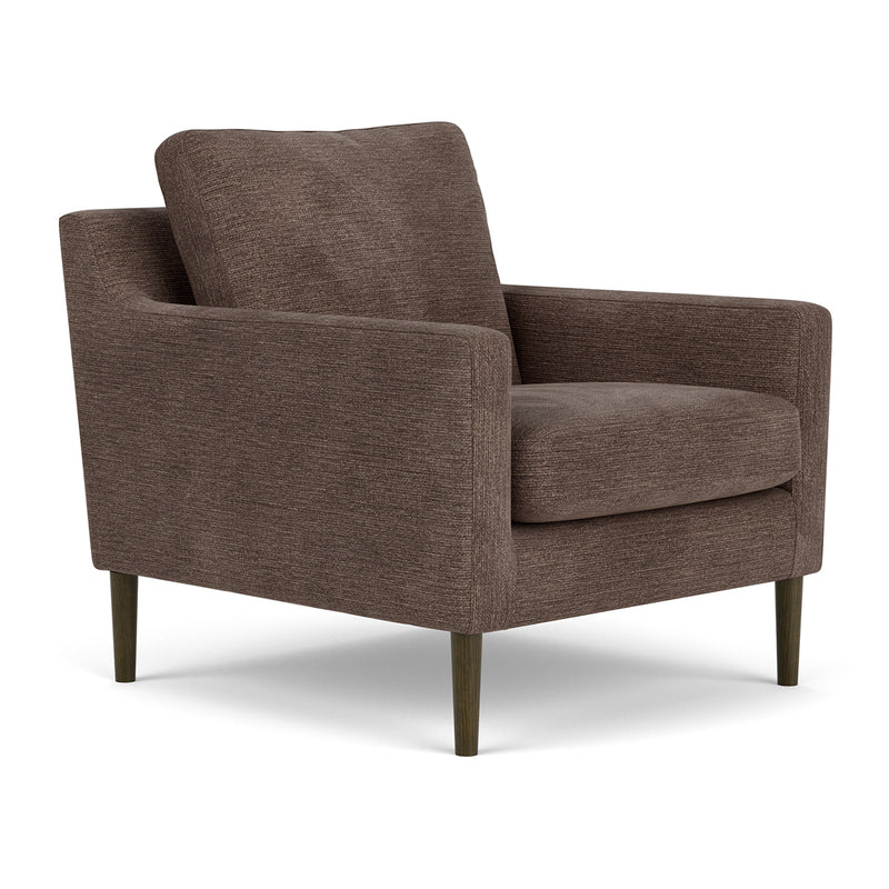 Aulla Cacao Textured Weave / Dark Walnut