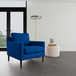 Mark Cobalt Blue Weave / Dark Walnut