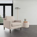 Maya Cream Boucle / Dark Walnut