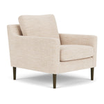 Vega Cream Textured Weave / Dark Walnut