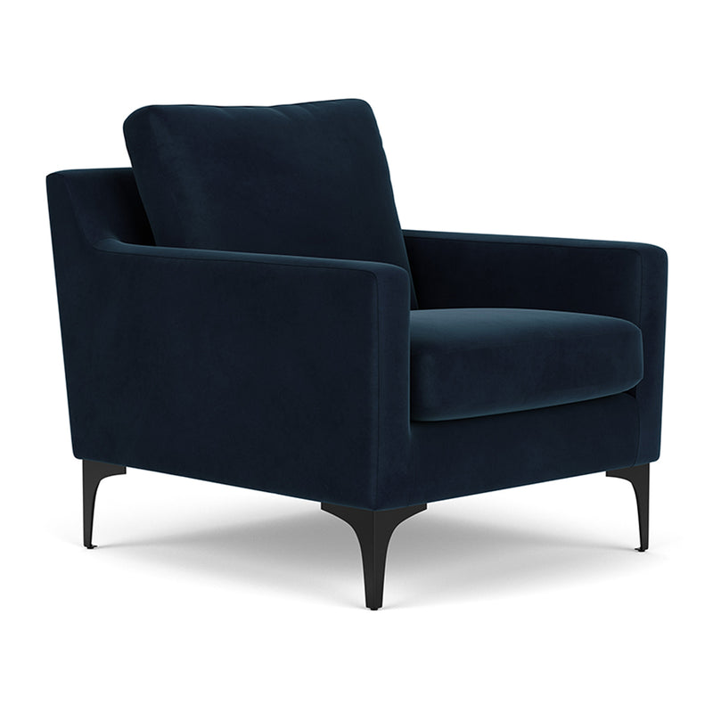 Lux Navy Velvet / Black Matt PC Steel
