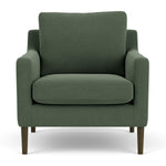 Cura Dark Green Weave / Dark Walnut