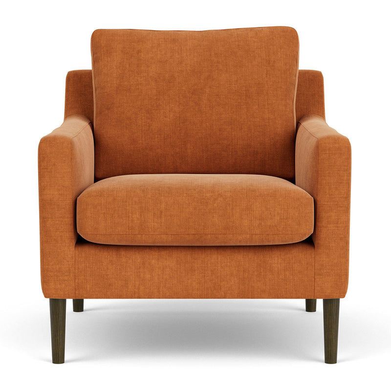 Danny Amber Textured Weave / Dark Walnut