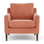 Danny Dusty Rose Textured Weave / Dark Walnut