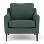 Form Blue Grey Fabric / Dark Walnut