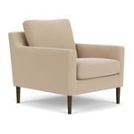 Form Cream Fabric / Dark Walnut