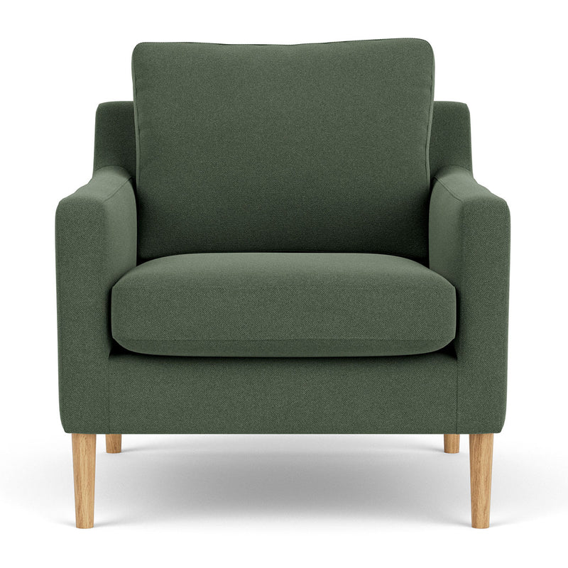 Cura Dark Green Weave / Oak