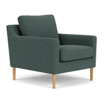 Form Blue Grey Fabric / Oak