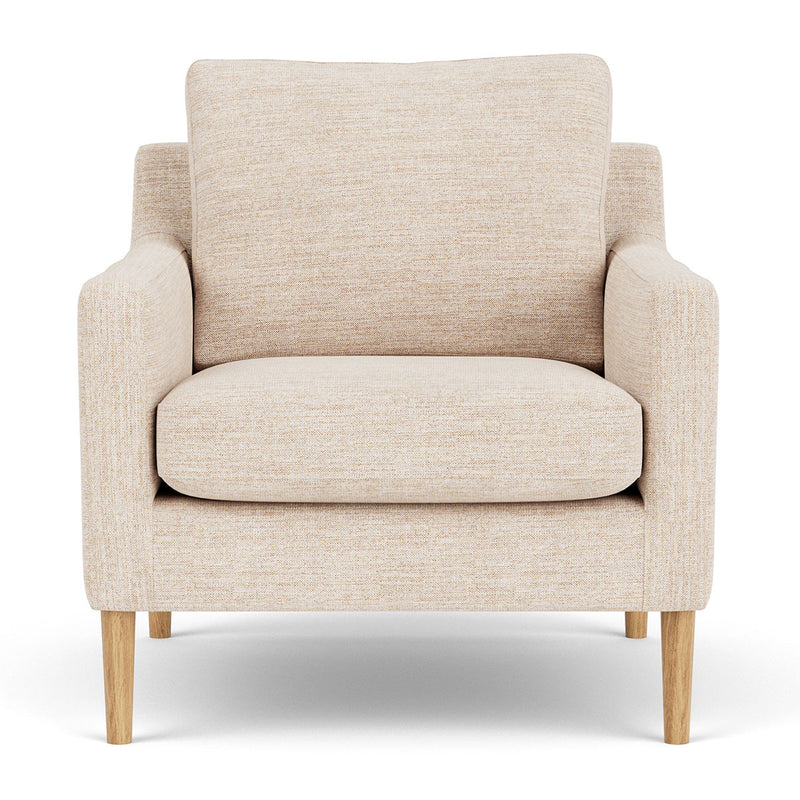 Vega Cream Textured Weave / Oak