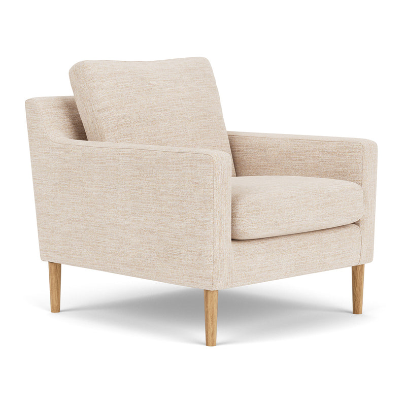 Vega Cream Textured Weave / Oak