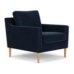 Lux Navy Velvet / Oak