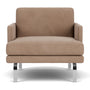 Ernest Armchair - Aulla Caramel Textured Weave