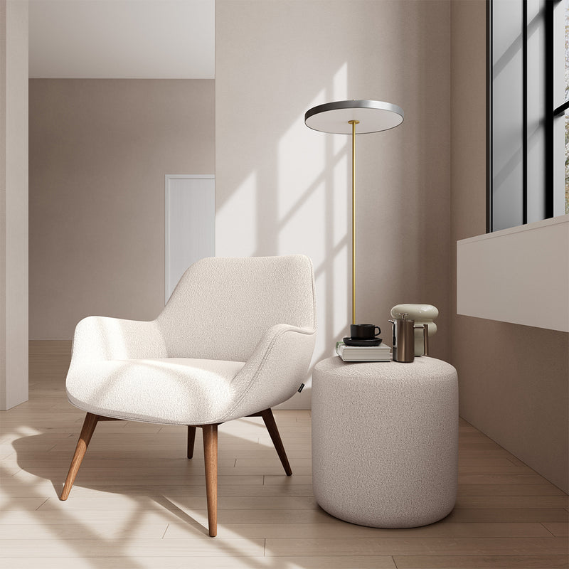 Maya Cream Boucle / Walnut