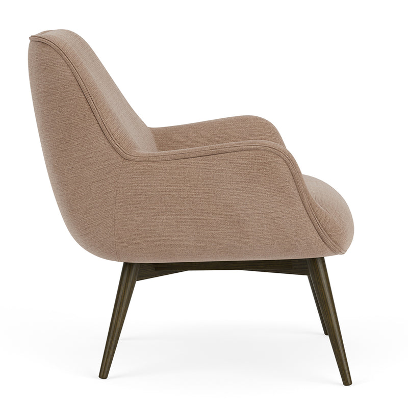 Aulla Caramel Textured Weave / Dark Walnut