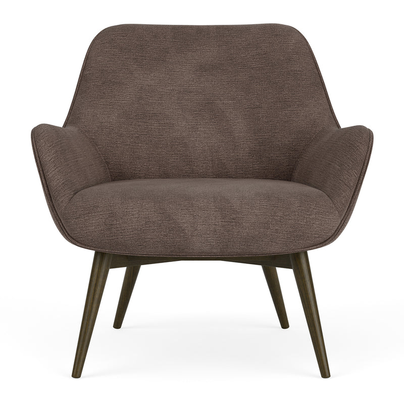 Aulla Cacao Textured Weave / Dark Walnut