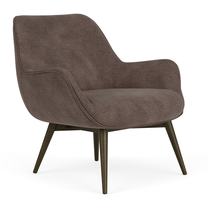 Aulla Cacao Textured Weave / Dark Walnut