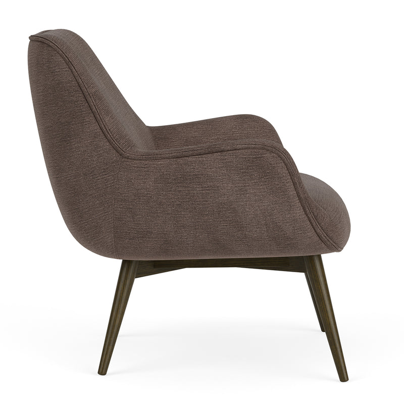 Aulla Cacao Textured Weave / Dark Walnut