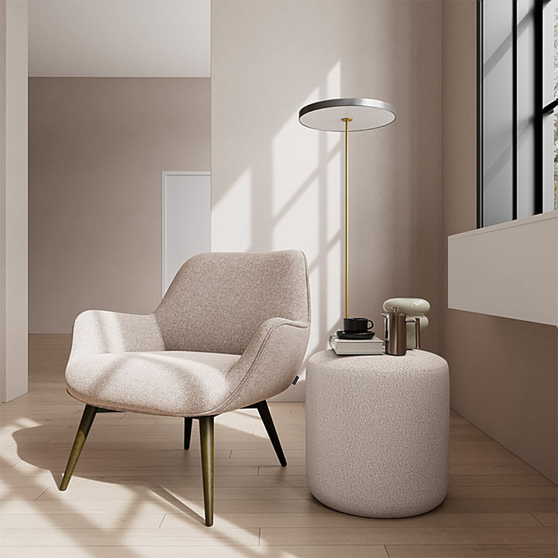 Fabio Stone Fabric / Dark Walnut