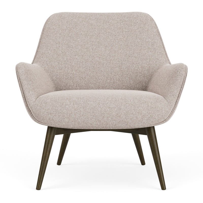 Fabio Stone Fabric / Dark Walnut