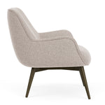 Fabio Stone Fabric / Dark Walnut