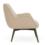 Form Cream Fabric / Dark Walnut