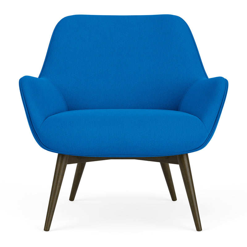 Mark Cobalt Blue Weave / Dark Walnut