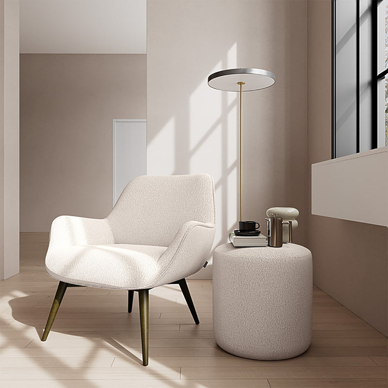 Maya Cream Boucle / Dark Walnut