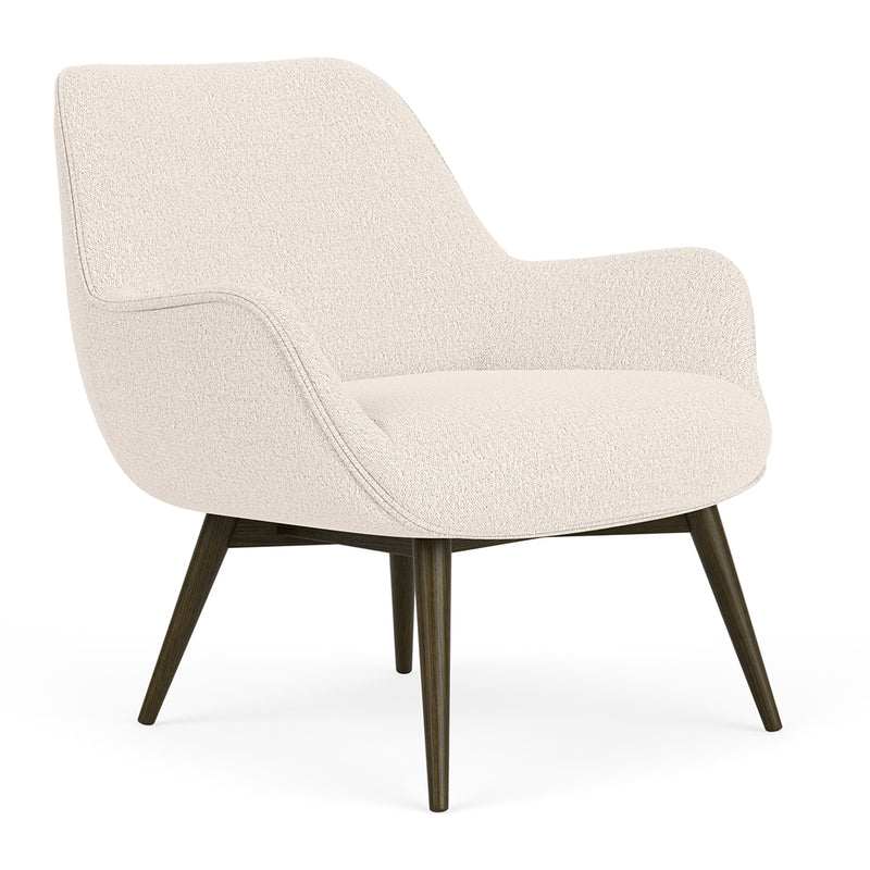 Maya Cream Boucle / Dark Walnut