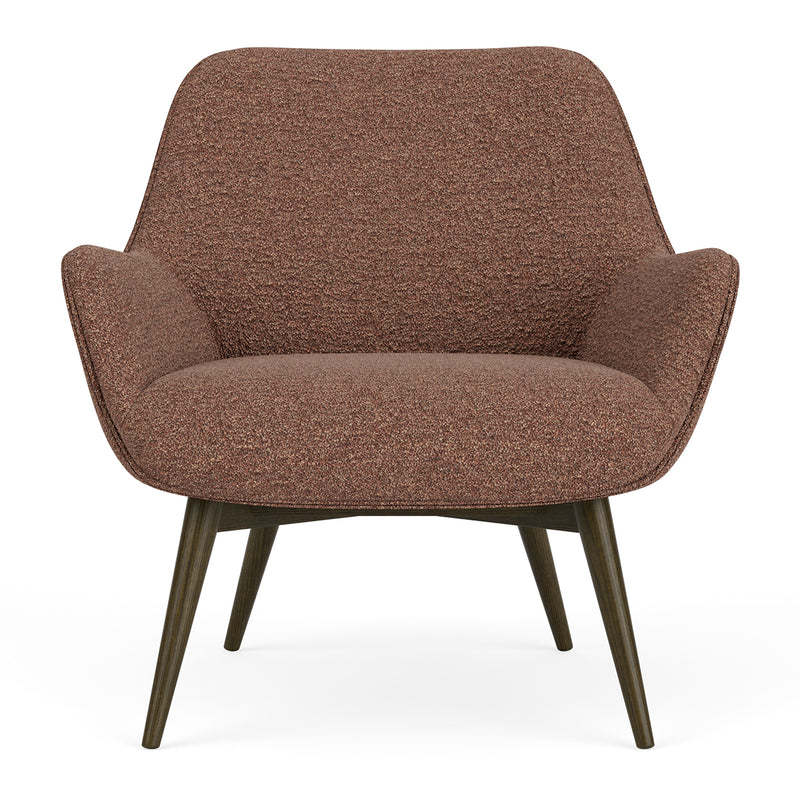 Pebble Rust Boucle / Dark Walnut