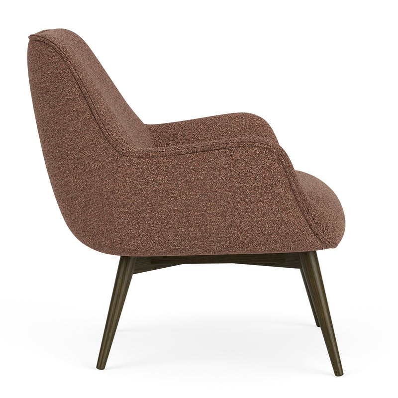 Pebble Rust Boucle / Dark Walnut