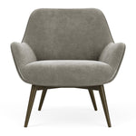 Planet Grey Green Fabric / Dark Walnut