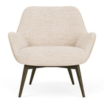 Vega Cream Textured Weave / Dark Walnut