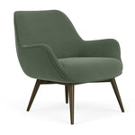 Cura Dark Green Weave / Dark Walnut