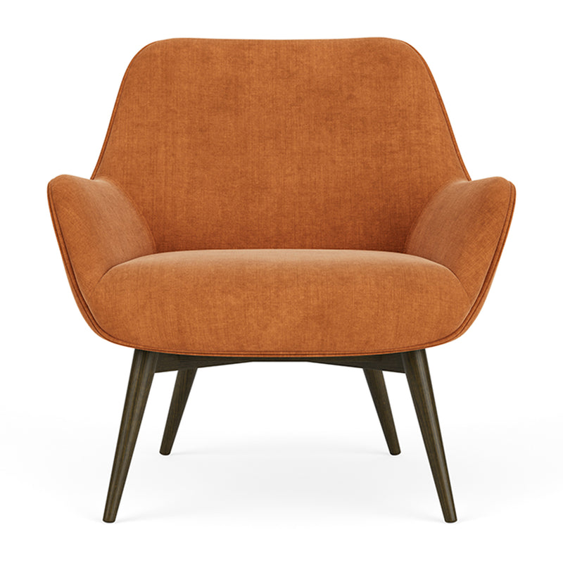 Danny Amber Textured Weave / Dark Walnut