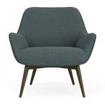 Form Blue Grey Fabric / Dark Walnut