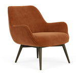 Moss Rust Fabric / Dark Walnut