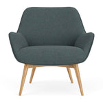 Form Blue Grey Fabric / Oak