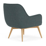 Form Blue Grey Fabric / Oak
