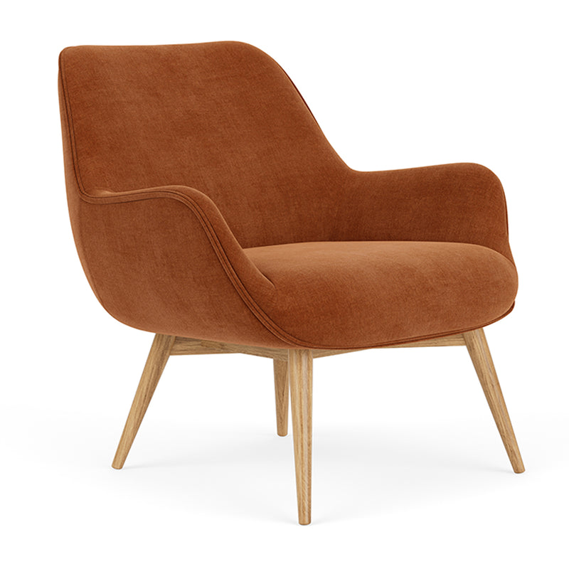 Moss Rust Fabric / Oak