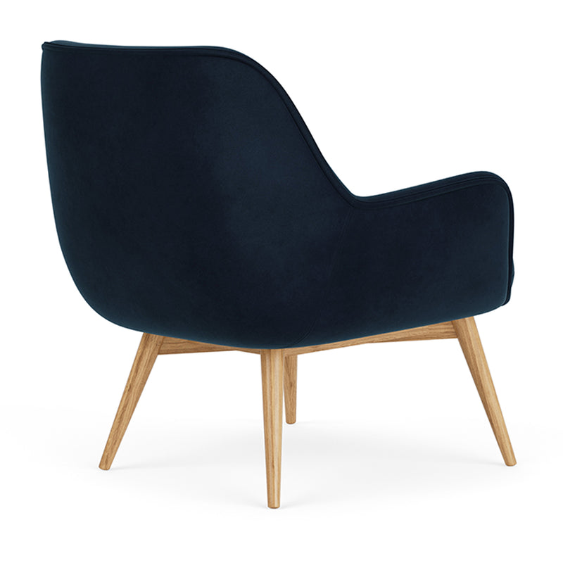 Lux Navy Velvet / Oak