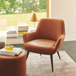 Tan Italian Leather / Walnut