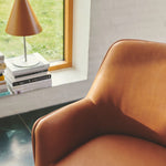 Tan Italian Leather / Walnut