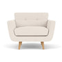 Vera Armchair - Maya Cream Boucle / Oak