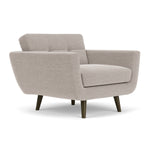 Agnes Brown Textured Weave / Dark Walnut