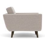 Agnes Brown Textured Weave / Dark Walnut