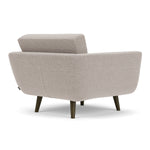 Agnes Brown Textured Weave / Dark Walnut