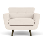 Maya Cream Boucle / Dark Walnut