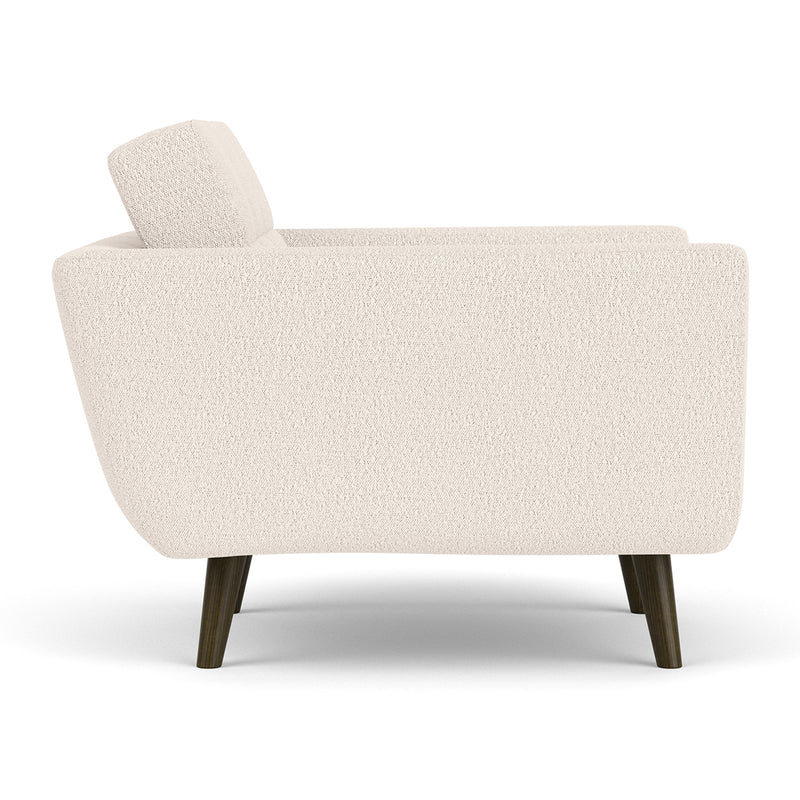 Maya Cream Boucle / Dark Walnut