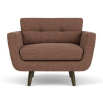 Pebble Rust Boucle / Dark Walnut