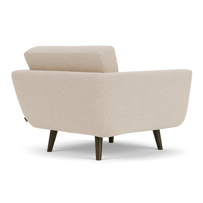 Pasha Dune Boucle / Dark Walnut